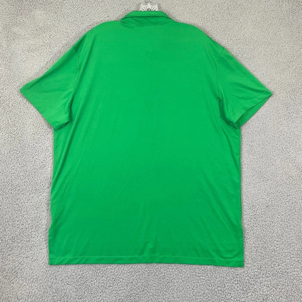 Polo Ralph Lauren Polo Shirt Men 2XL Green Performance Golf Preppy Short Sleeve